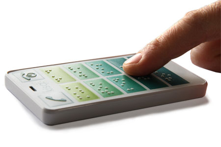 Braille mobile phone