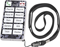 Wear mobile phone around your neck on a lanyard